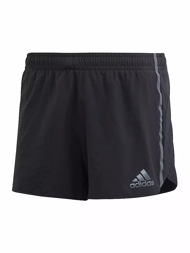 ADIDAS Herren Laufshort Saturday Split schwarz